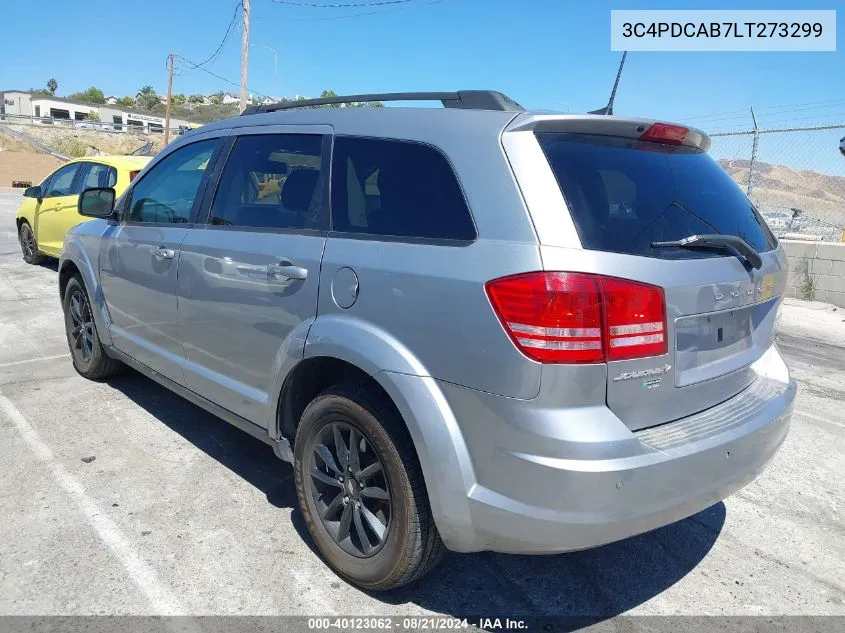 2020 Dodge Journey Se Value VIN: 3C4PDCAB7LT273299 Lot: 40123062