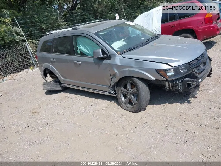 2020 Dodge Journey Crossroad VIN: 3C4PDCGB9LT201186 Lot: 40226483