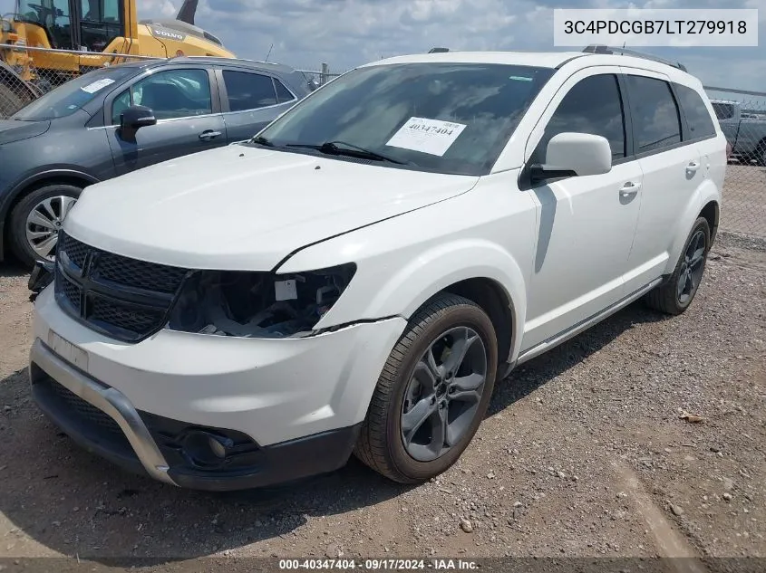 2020 Dodge Journey Crossroad VIN: 3C4PDCGB7LT279918 Lot: 40347404