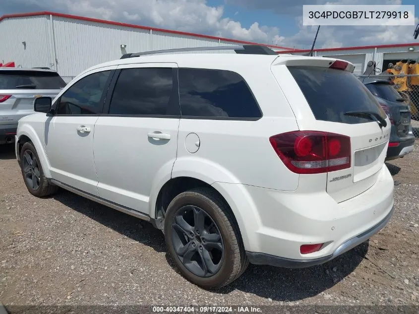 2020 Dodge Journey Crossroad VIN: 3C4PDCGB7LT279918 Lot: 40347404