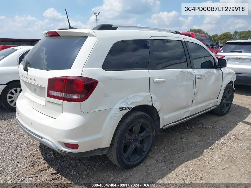 2020 Dodge Journey Crossroad VIN: 3C4PDCGB7LT279918 Lot: 40347404