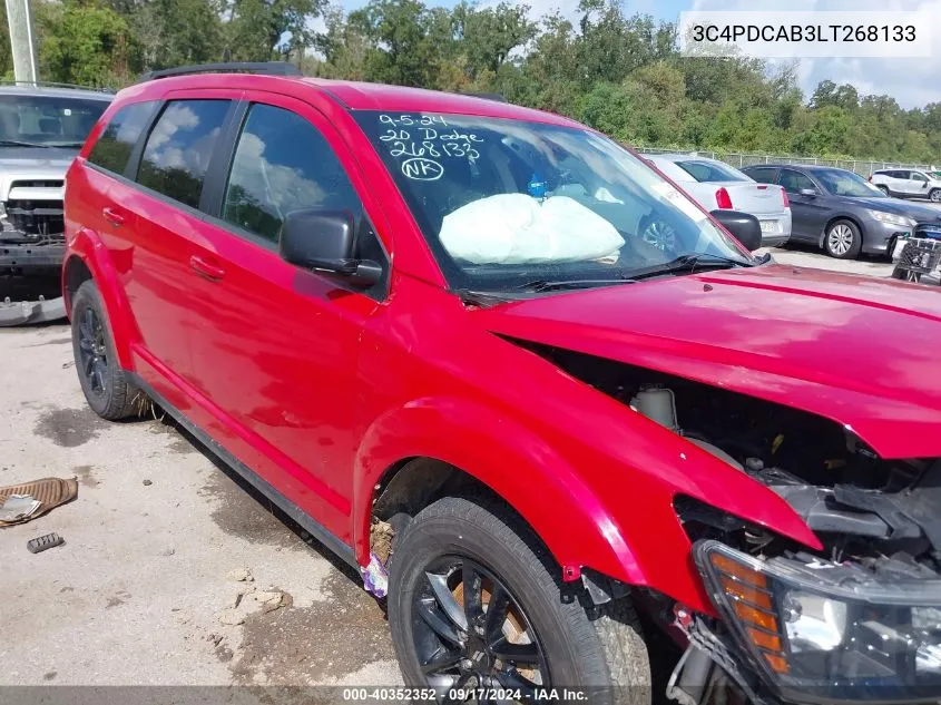 2020 Dodge Journey Se Value VIN: 3C4PDCAB3LT268133 Lot: 40352352