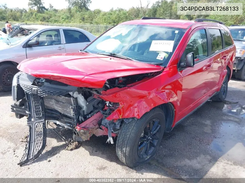 2020 Dodge Journey Se Value VIN: 3C4PDCAB3LT268133 Lot: 40352352