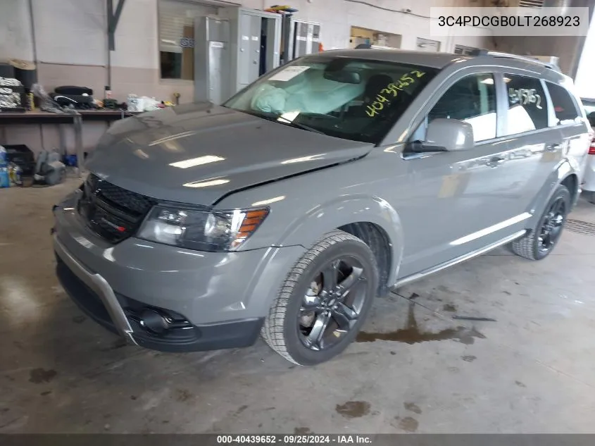 2020 Dodge Journey Crossroad VIN: 3C4PDCGB0LT268923 Lot: 40439652