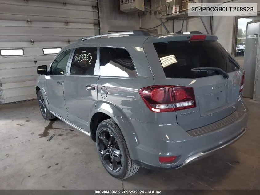 2020 Dodge Journey Crossroad VIN: 3C4PDCGB0LT268923 Lot: 40439652