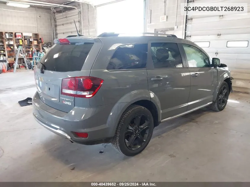 2020 Dodge Journey Crossroad VIN: 3C4PDCGB0LT268923 Lot: 40439652