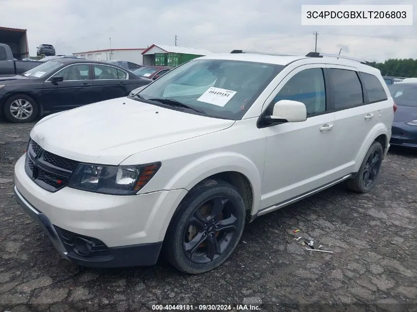 3C4PDCGBXLT206803 2020 Dodge Journey Crossroad