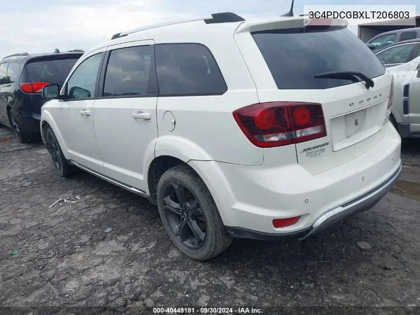 3C4PDCGBXLT206803 2020 Dodge Journey Crossroad