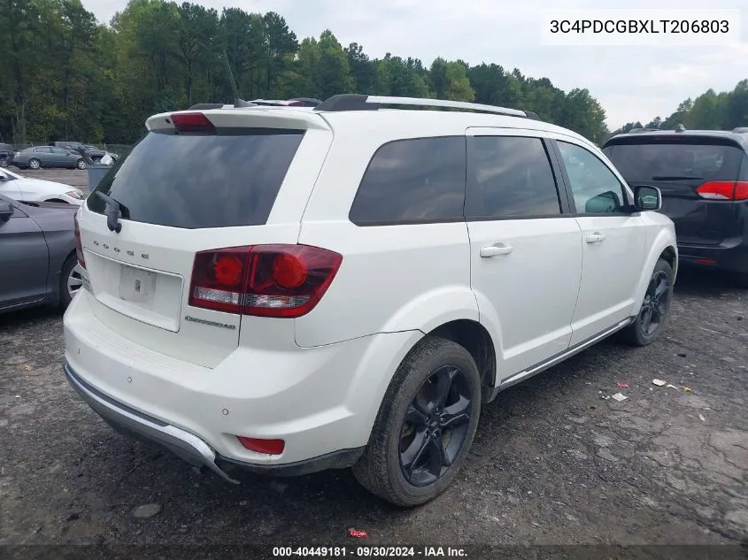 3C4PDCGBXLT206803 2020 Dodge Journey Crossroad