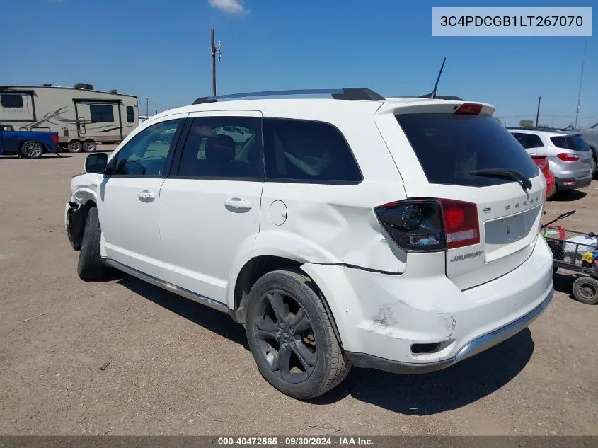 3C4PDCGB1LT267070 2020 Dodge Journey Crossroad