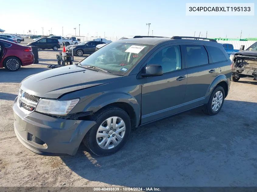 3C4PDCABXLT195133 2020 Dodge Journey Se Value