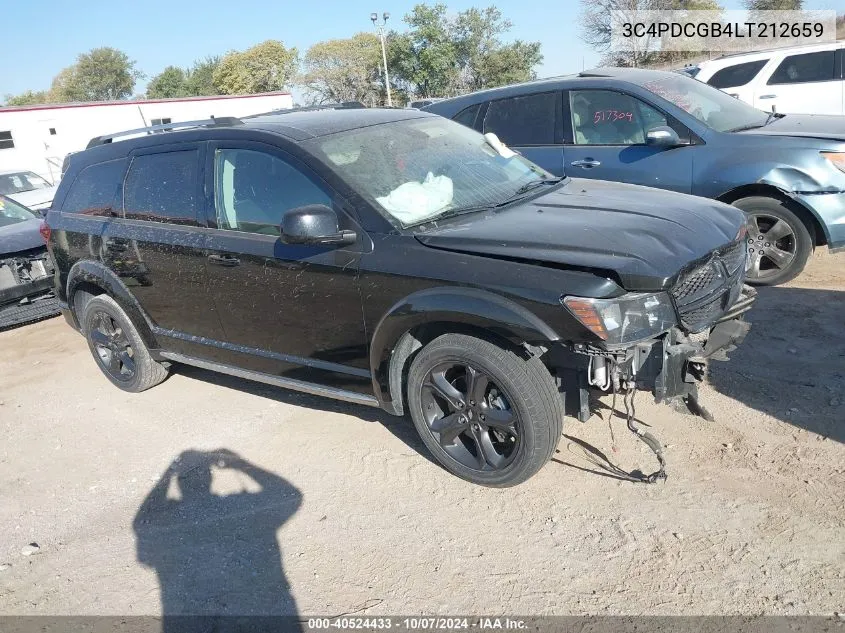 2020 Dodge Journey Crossroad VIN: 3C4PDCGB4LT212659 Lot: 40524433