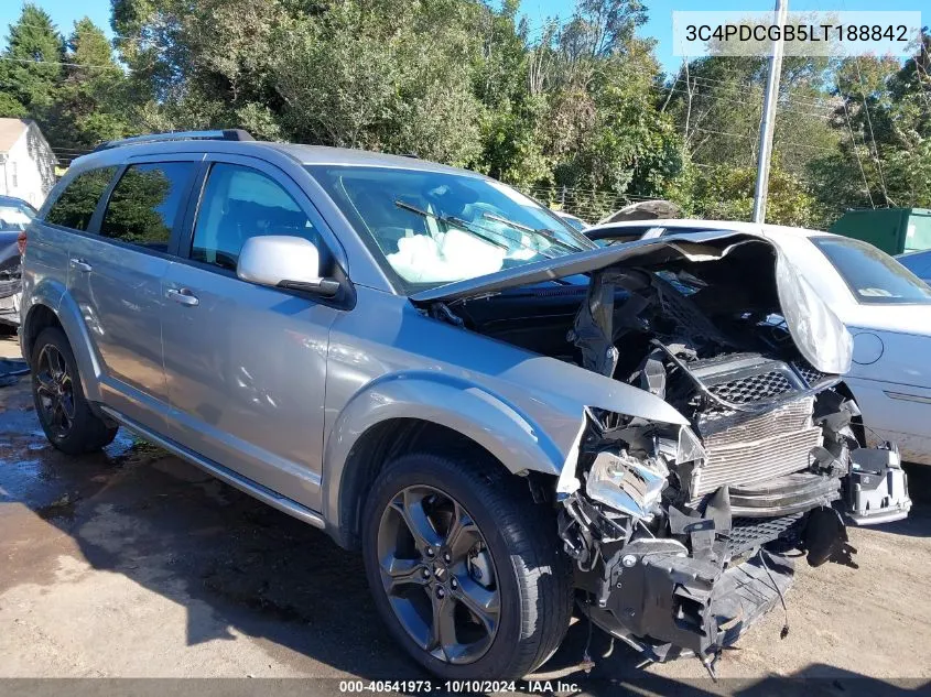 2020 Dodge Journey Crossroad VIN: 3C4PDCGB5LT188842 Lot: 40541973