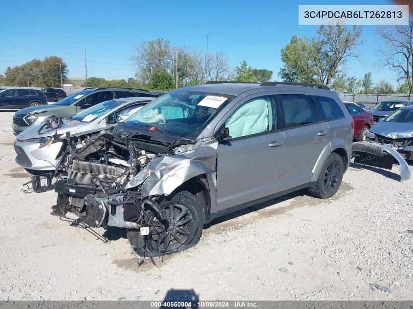 2020 Dodge Journey Se VIN: 3C4PDCAB6LT262813 Lot: 40550804