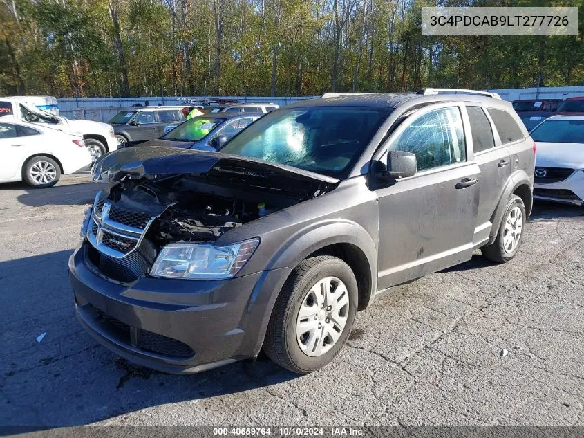 2020 Dodge Journey Se Value VIN: 3C4PDCAB9LT277726 Lot: 40559764