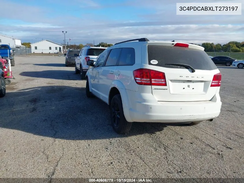 2020 Dodge Journey Se Value VIN: 3C4PDCABXLT273197 Lot: 40606778