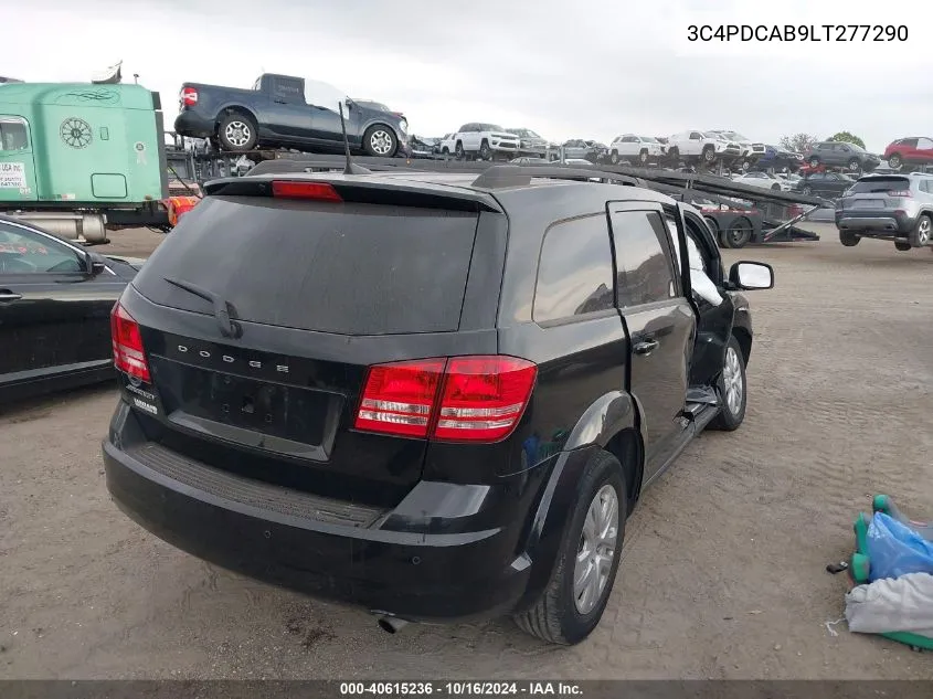 2020 Dodge Journey Se Value VIN: 3C4PDCAB9LT277290 Lot: 40615236