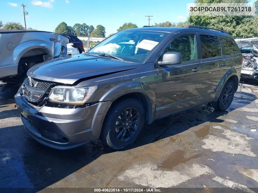 2020 Dodge Journey Se Value VIN: 3C4PDCAB9LT261218 Lot: 40623514