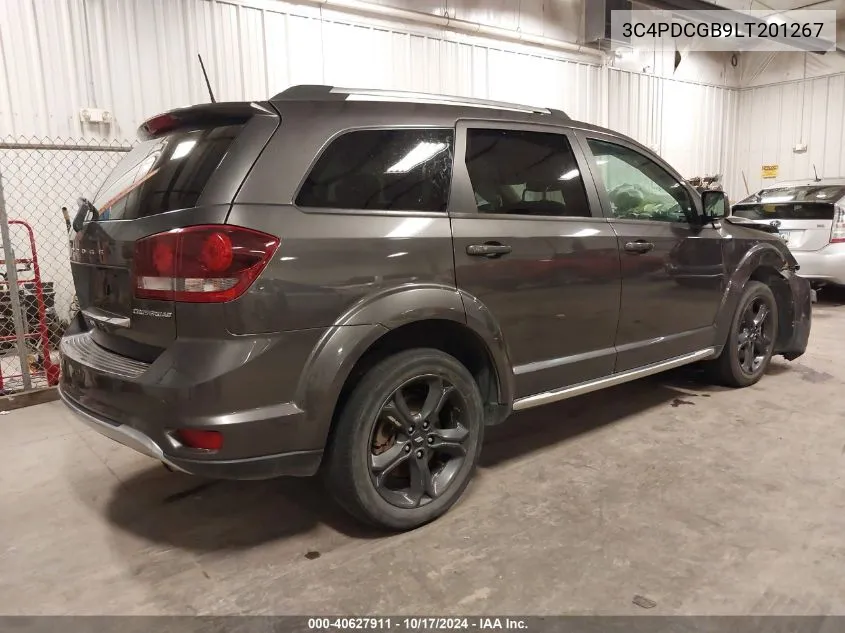 2020 Dodge Journey Crossroad VIN: 3C4PDCGB9LT201267 Lot: 40627911