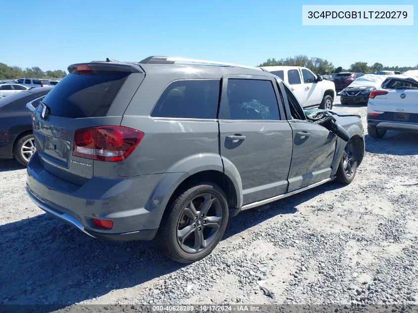 2020 Dodge Journey Crossroad VIN: 3C4PDCGB1LT220279 Lot: 40628289