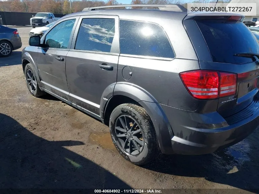 3C4PDCAB0LT272267 2020 Dodge Journey Se Value