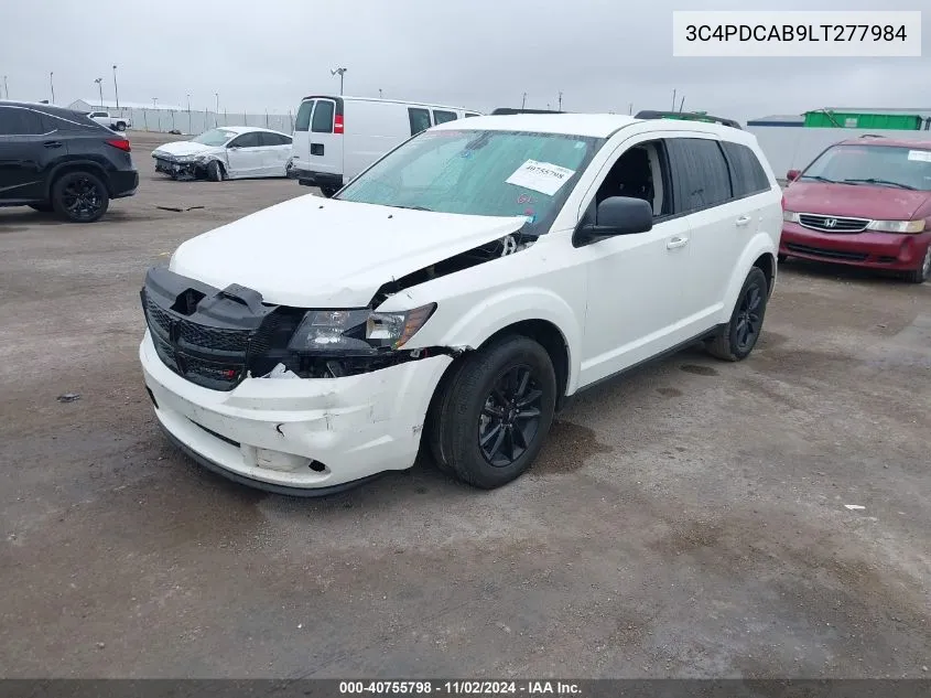 2020 Dodge Journey Se Value VIN: 3C4PDCAB9LT277984 Lot: 40755798