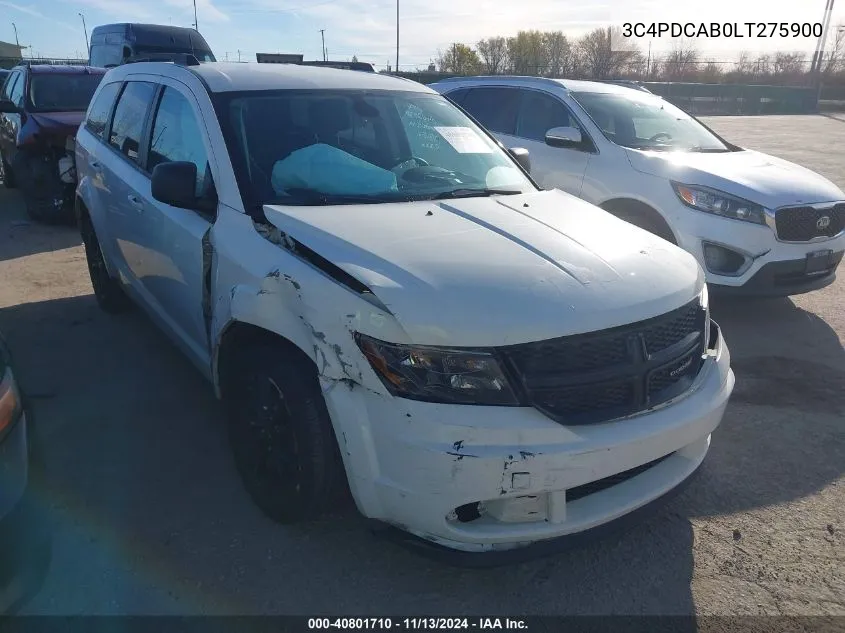 3C4PDCAB0LT275900 2020 Dodge Journey Se Value