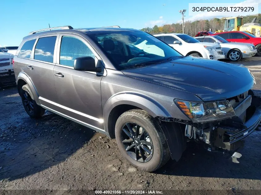 2020 Dodge Journey Se Value VIN: 3C4PDCAB9LT279279 Lot: 40921056