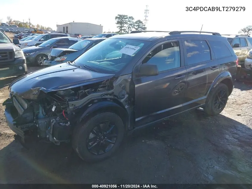 2020 Dodge Journey Se Value VIN: 3C4PDCAB9LT279279 Lot: 40921056