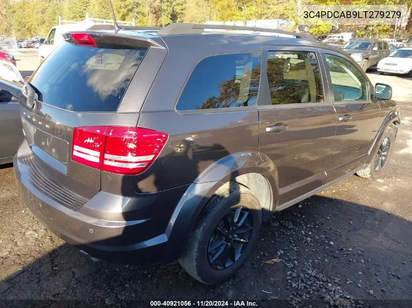 2020 Dodge Journey Se Value VIN: 3C4PDCAB9LT279279 Lot: 40921056