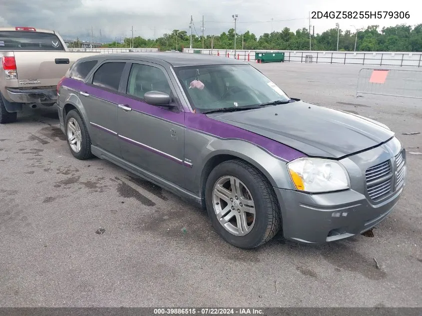 2005 Dodge Magnum Rt VIN: 2D4GZ58255H579306 Lot: 39886515