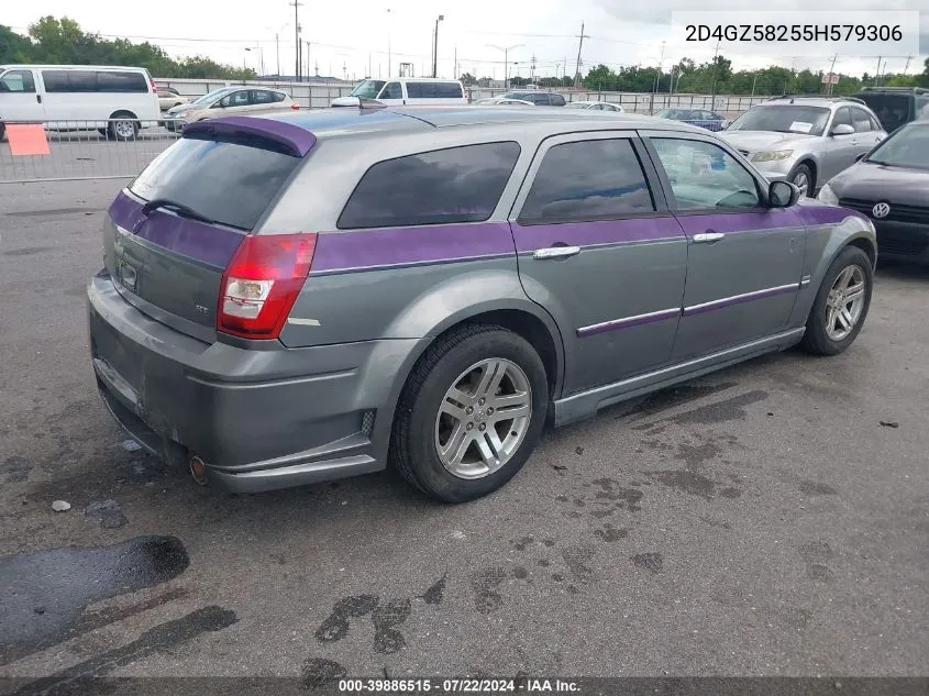 2005 Dodge Magnum Rt VIN: 2D4GZ58255H579306 Lot: 39886515