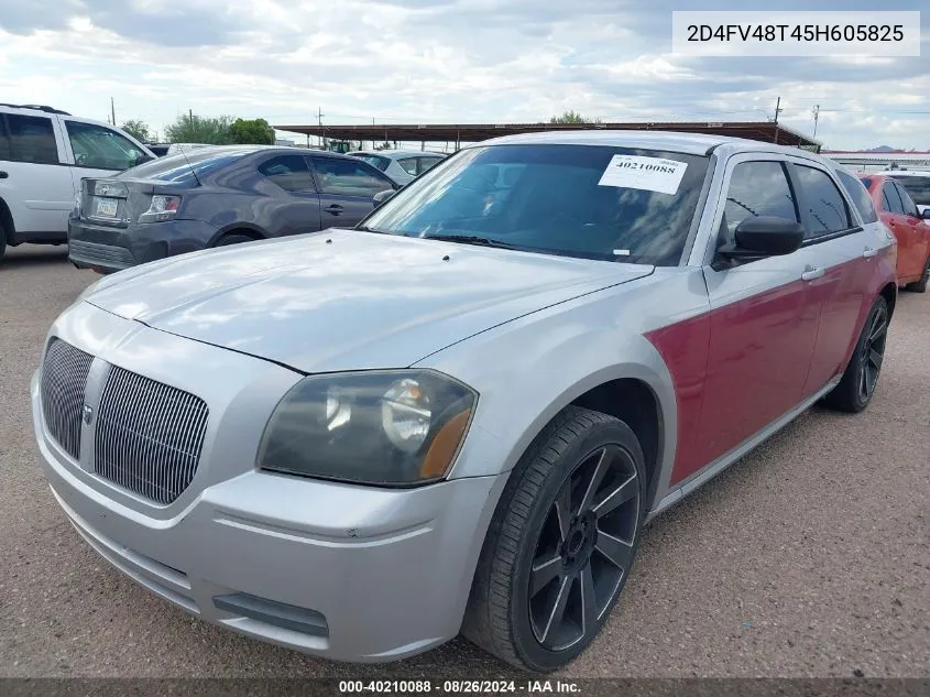 2D4FV48T45H605825 2005 Dodge Magnum Se