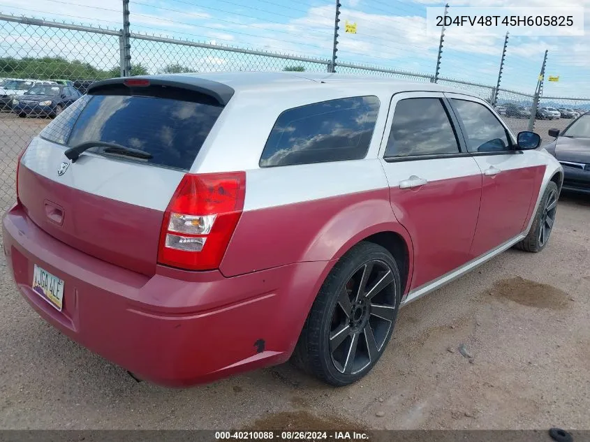 2D4FV48T45H605825 2005 Dodge Magnum Se