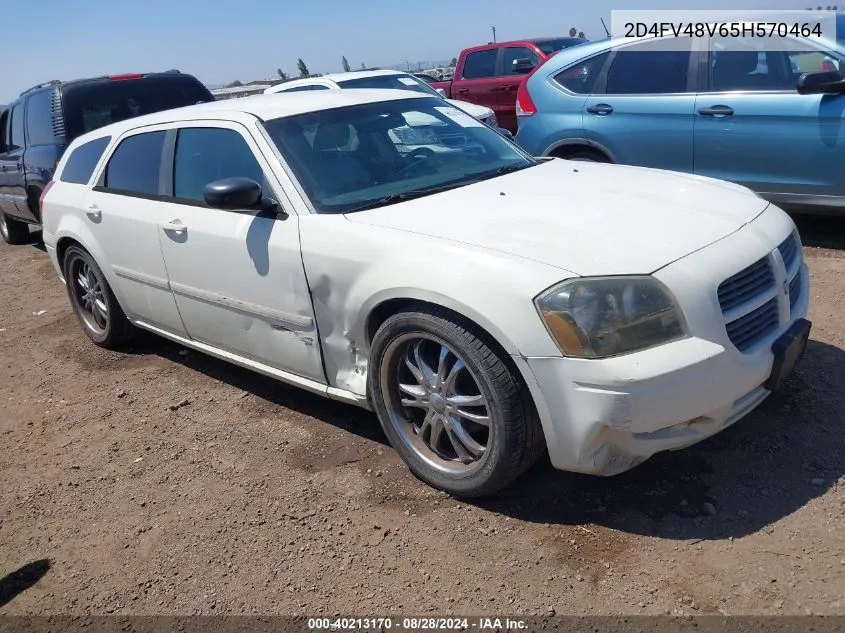 2005 Dodge Magnum Se VIN: 2D4FV48V65H570464 Lot: 40213170