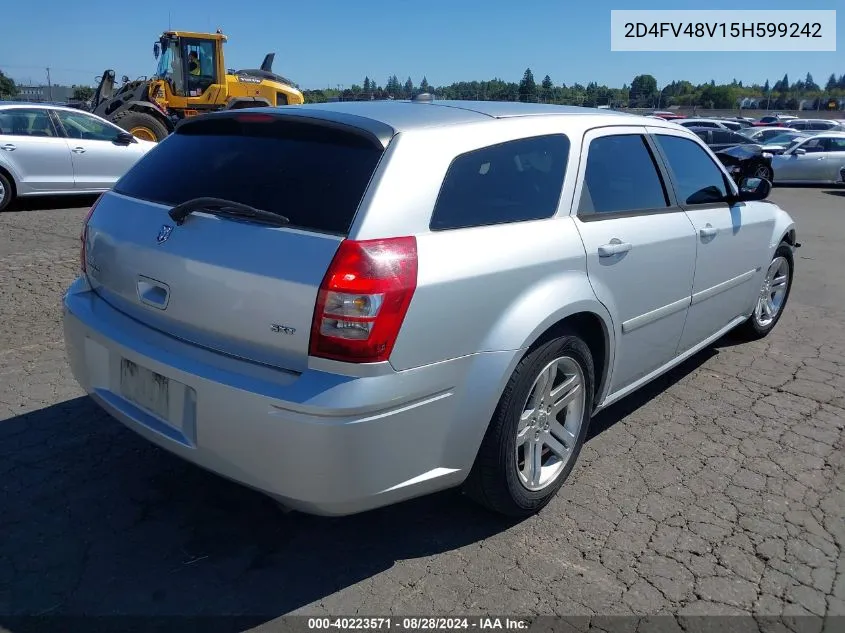 2005 Dodge Magnum Se VIN: 2D4FV48V15H599242 Lot: 40223571