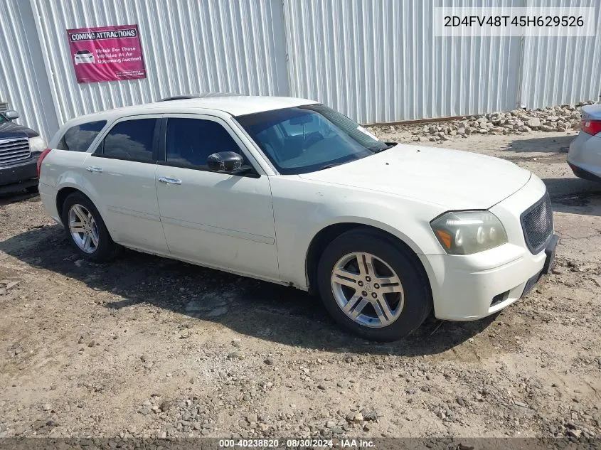 2005 Dodge Magnum Se VIN: 2D4FV48T45H629526 Lot: 40238820