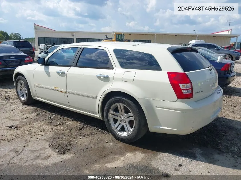 2005 Dodge Magnum Se VIN: 2D4FV48T45H629526 Lot: 40238820