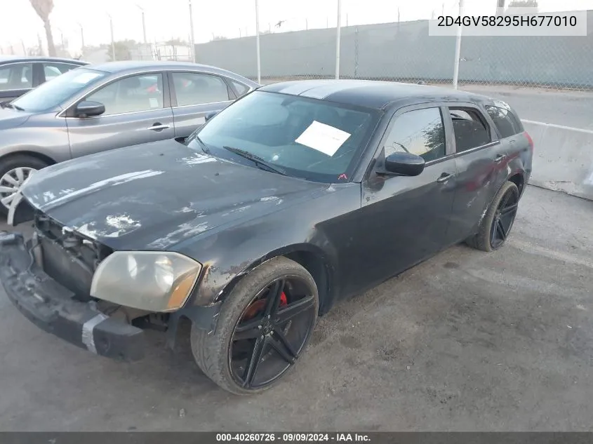 2005 Dodge Magnum Rt VIN: 2D4GV58295H677010 Lot: 40260726