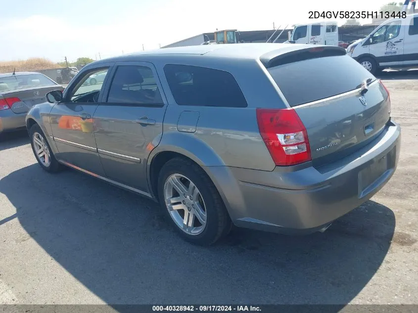 2D4GV58235H113448 2005 Dodge Magnum Rt