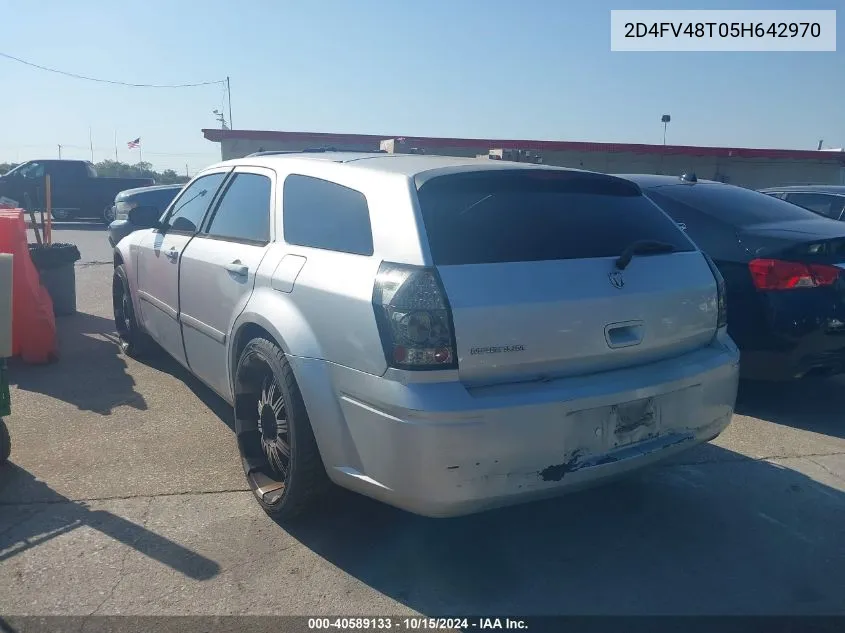 2D4FV48T05H642970 2005 Dodge Magnum Se