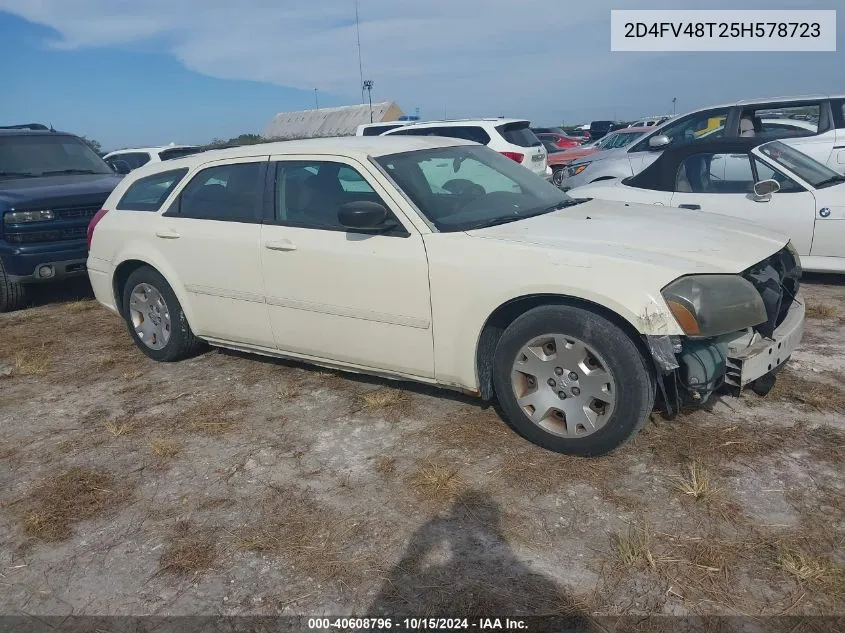 2005 Dodge Magnum Se VIN: 2D4FV48T25H578723 Lot: 40608796