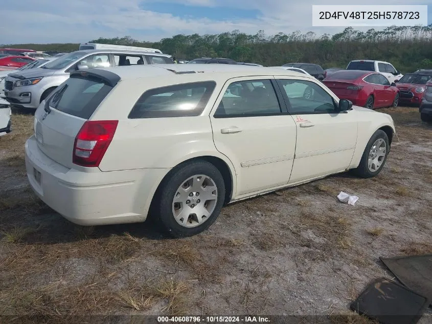 2005 Dodge Magnum Se VIN: 2D4FV48T25H578723 Lot: 40608796