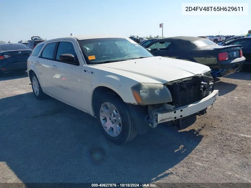 2005 Dodge Magnum Se VIN: 2D4FV48T65H629611 Lot: 40627876