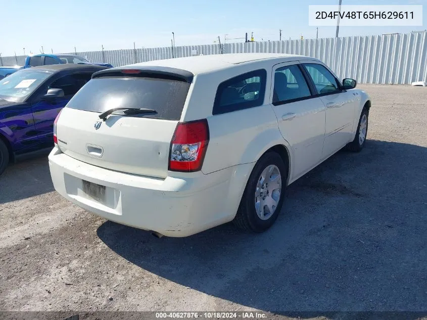 2005 Dodge Magnum Se VIN: 2D4FV48T65H629611 Lot: 40627876