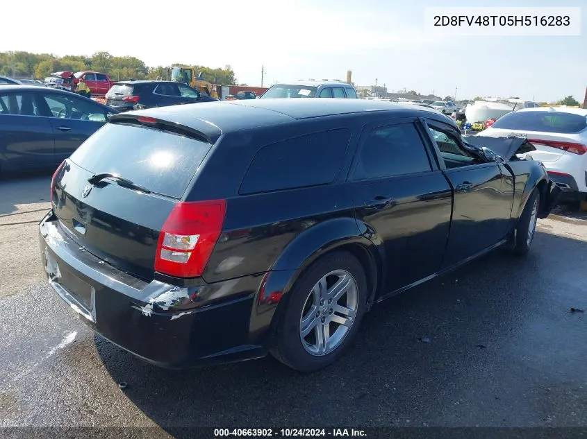 2005 Dodge Magnum Se VIN: 2D8FV48T05H516283 Lot: 40663902