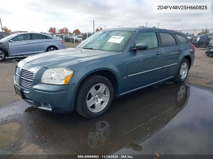 2005 Dodge Magnum Se VIN: 2D4FV48V25H660825 Lot: 40866563