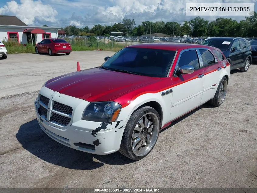 2006 Dodge Magnum VIN: 2D4FV47T46H157055 Lot: 40233591