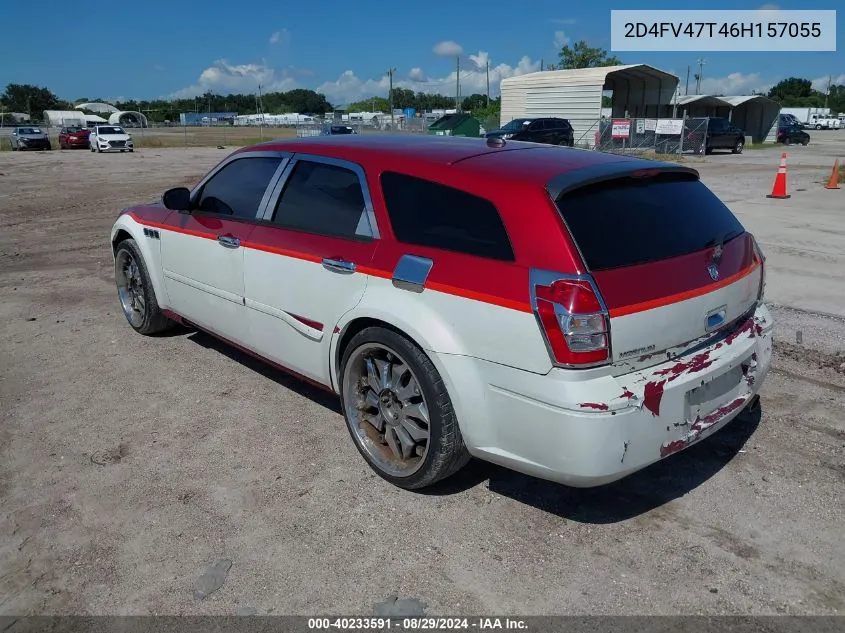 2006 Dodge Magnum VIN: 2D4FV47T46H157055 Lot: 40233591