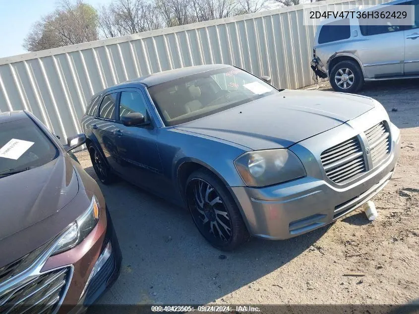 2D4FV47T36H362429 2006 Dodge Magnum